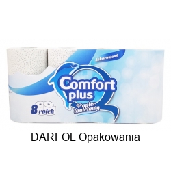Comfort plus papier toaletowy 2W 8 rolek